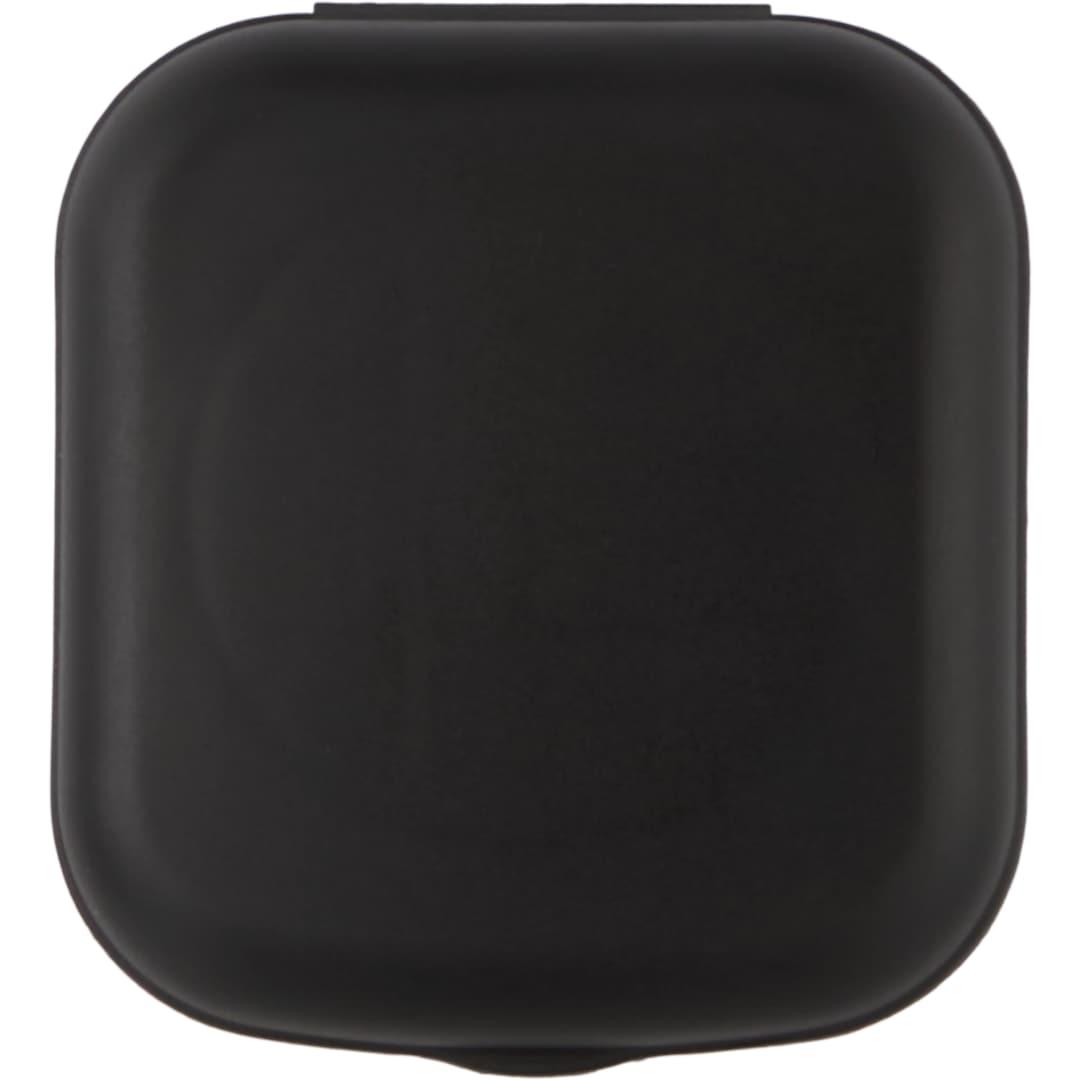 Recycled contact lens travel kit w mirror Black miniatura 7