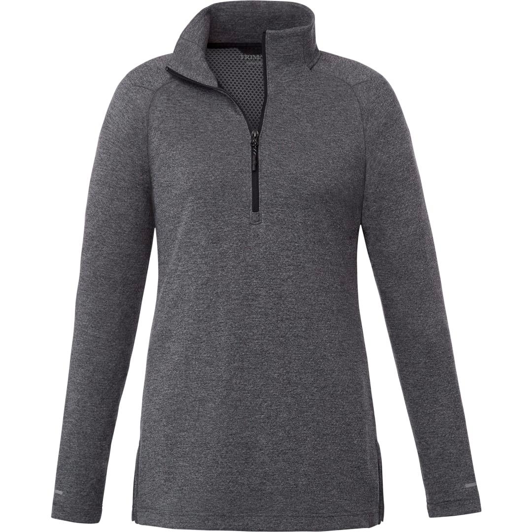 Womens asgard eco knit half zip Silver miniatura 16