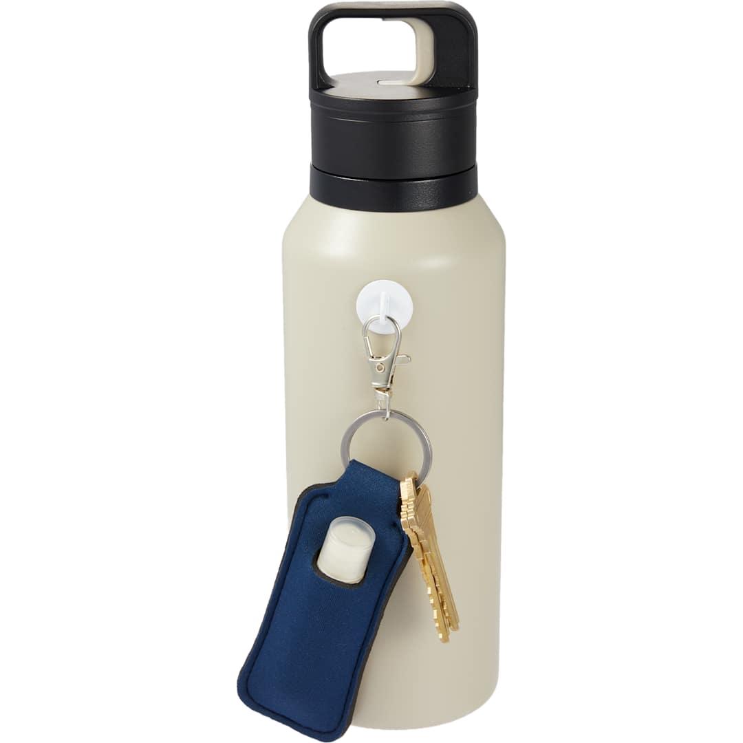 Bottle charm w/ neoprene chapstick holder Black miniatura 39