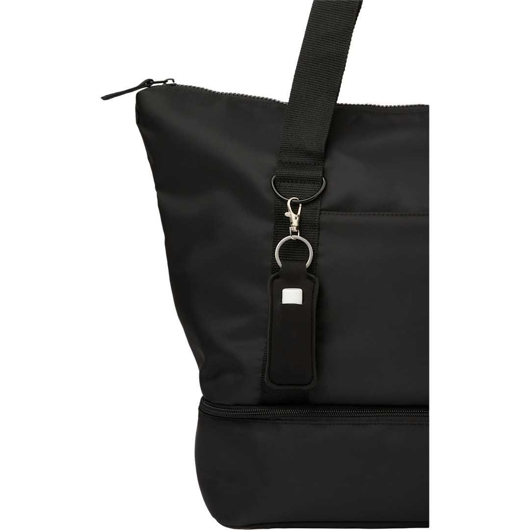 Bottle charm w/ neoprene chapstick holder Black miniatura 6