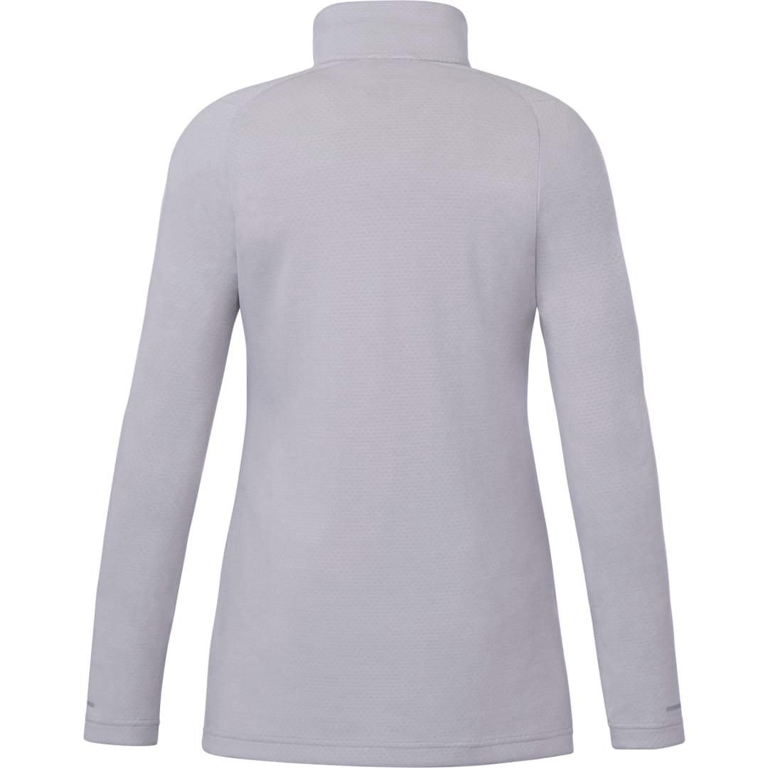 Womens asgard eco knit half zip Silver miniatura 3