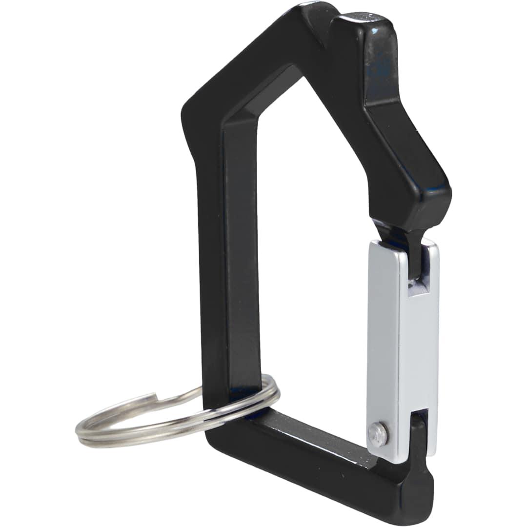 House carabiner Black front