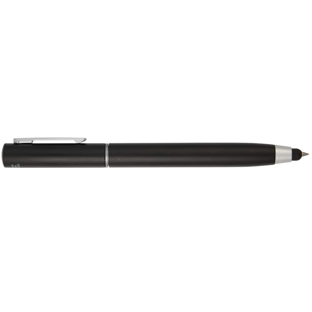 3-In-1 tech cleaning stylus gel pen Black miniatura 5