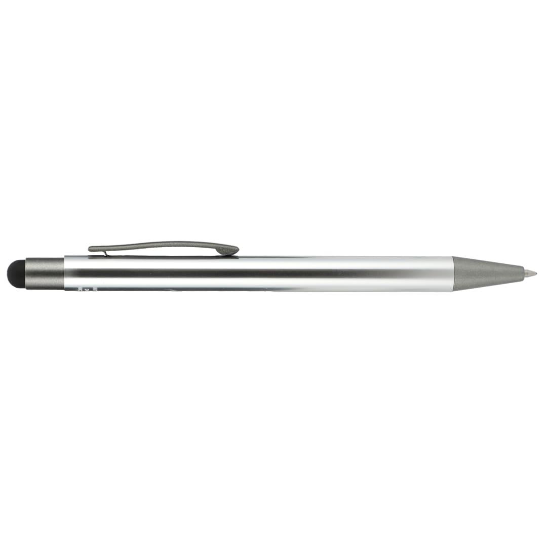 Recycled aluminum gel ballpoint stylus Black miniatura 12