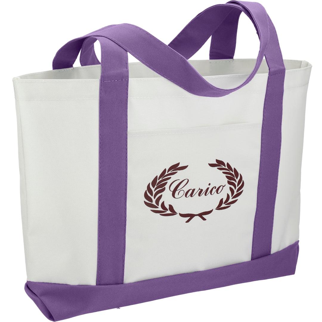 Large canvas tote bag White miniatura 47