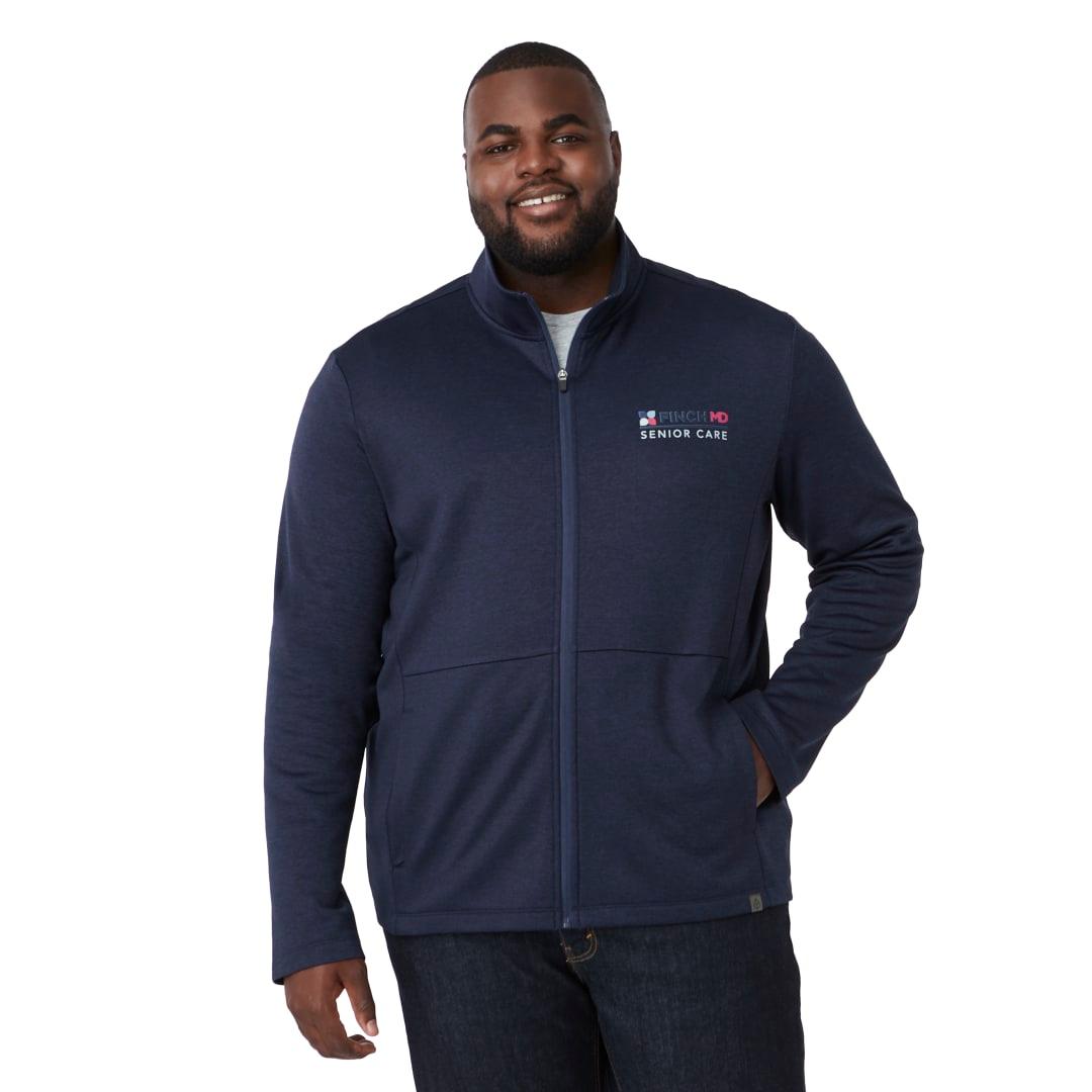 Merritt eco knit full zip - mens Navy Blue miniatura 10