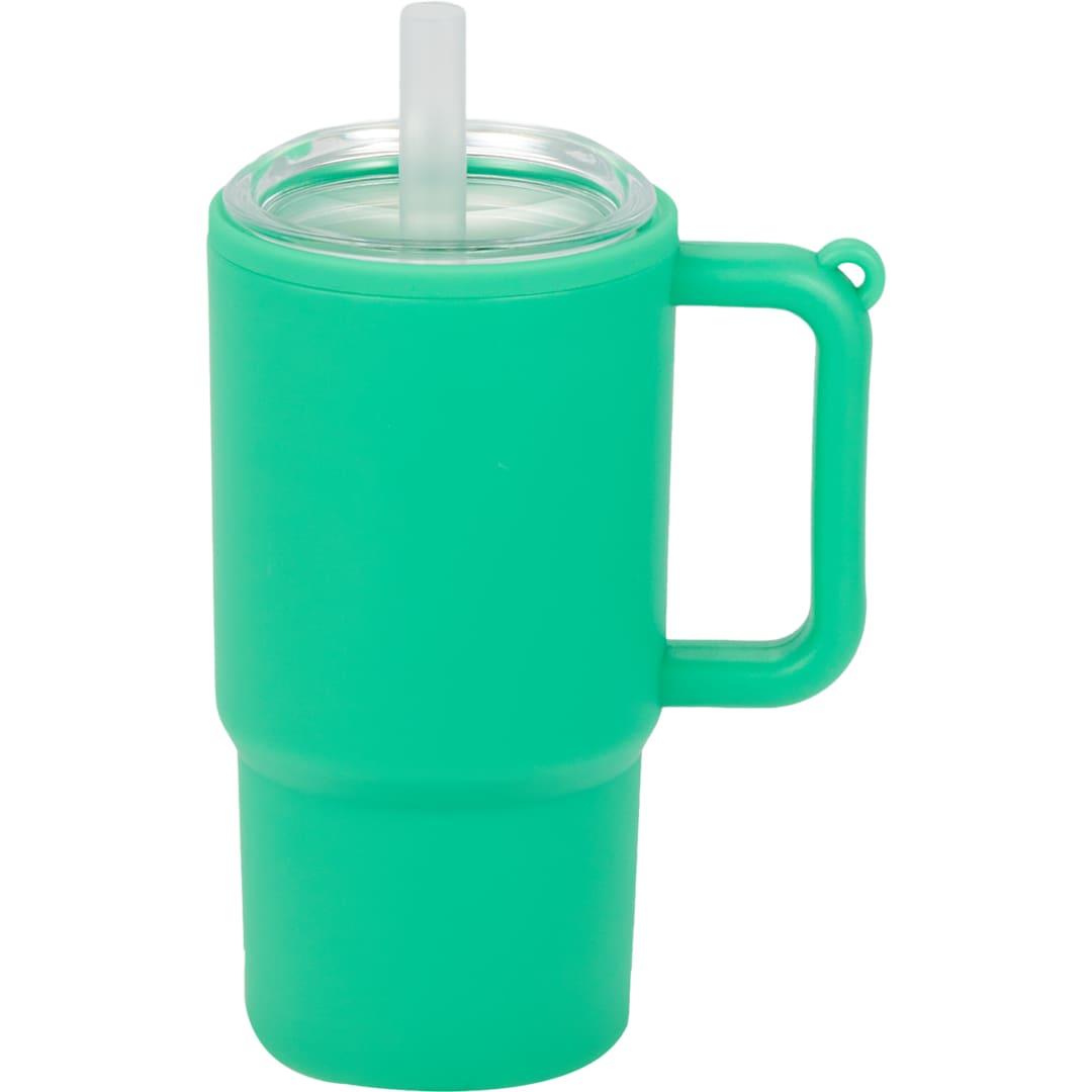 Shot glass tumbler w/ keychain 4oz Black miniatura 31