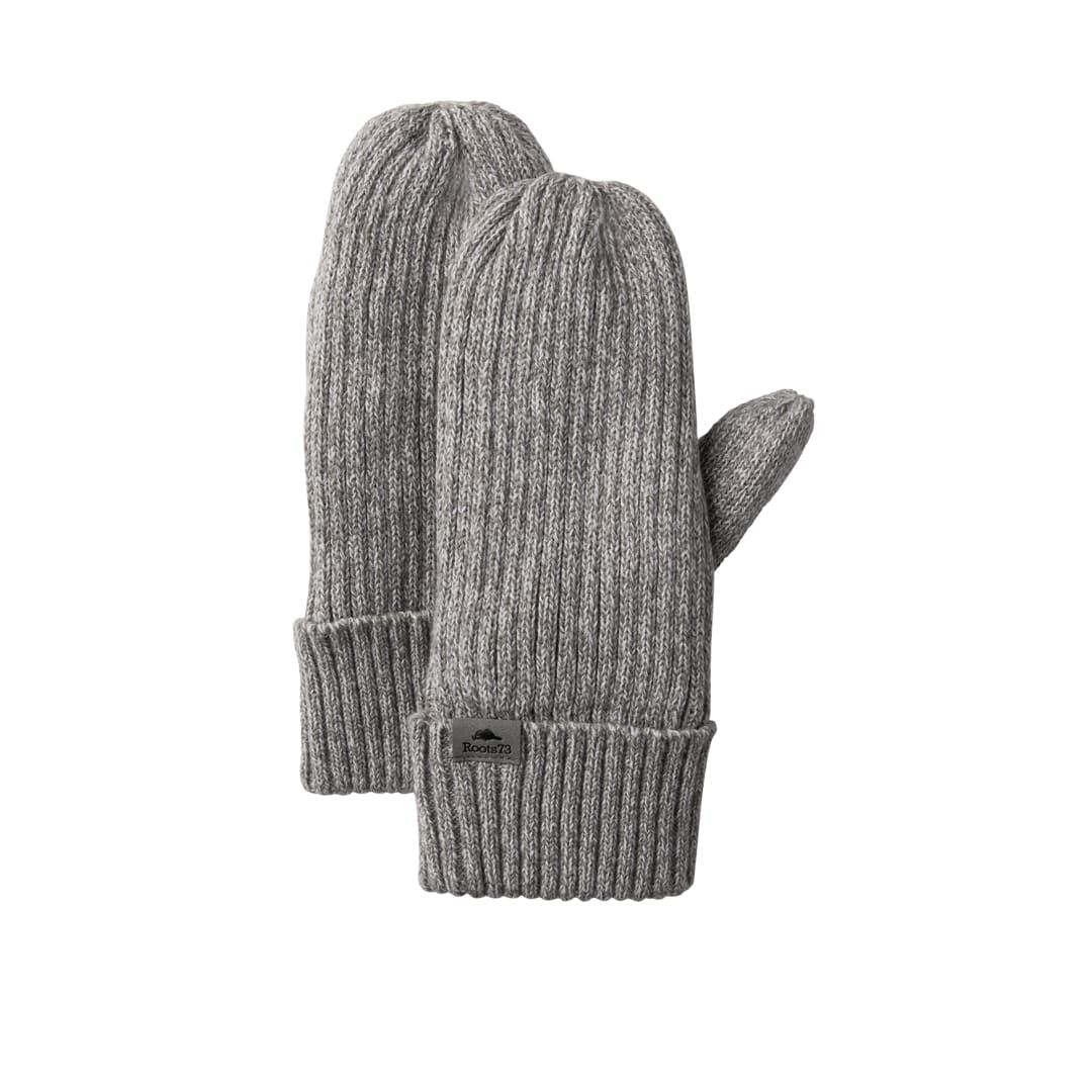 Unisex woodland roots73 knit mitts Dark Gray miniatura 3