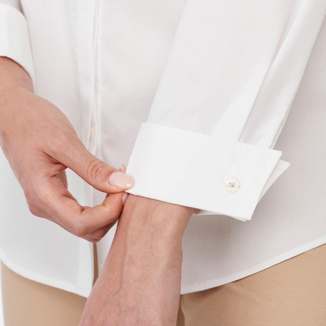 Untuckit tracey long sleeve shirt - womens White miniatura 4