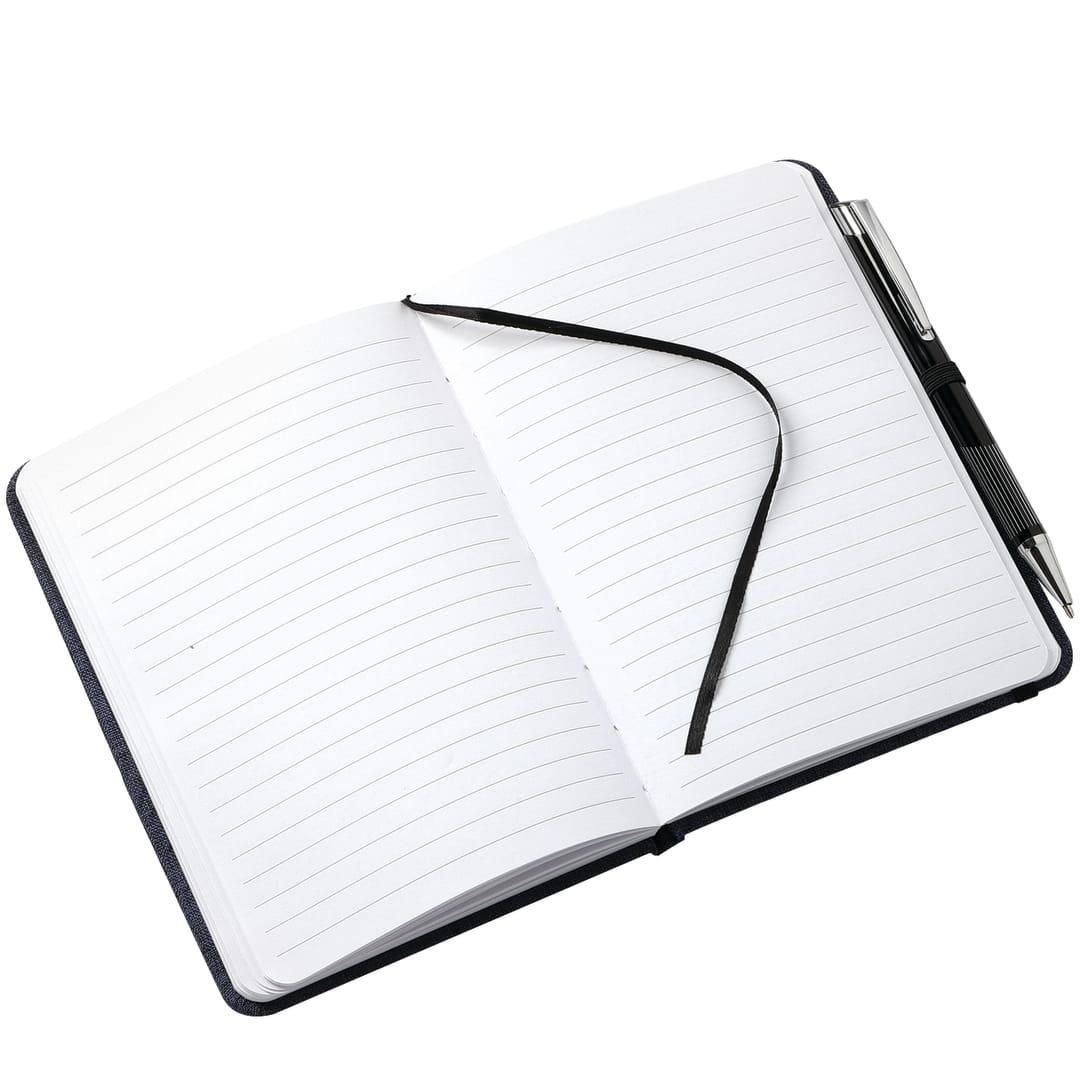 Fsc® mix 5 x 7 heathered bound notebook Grey miniatura 3