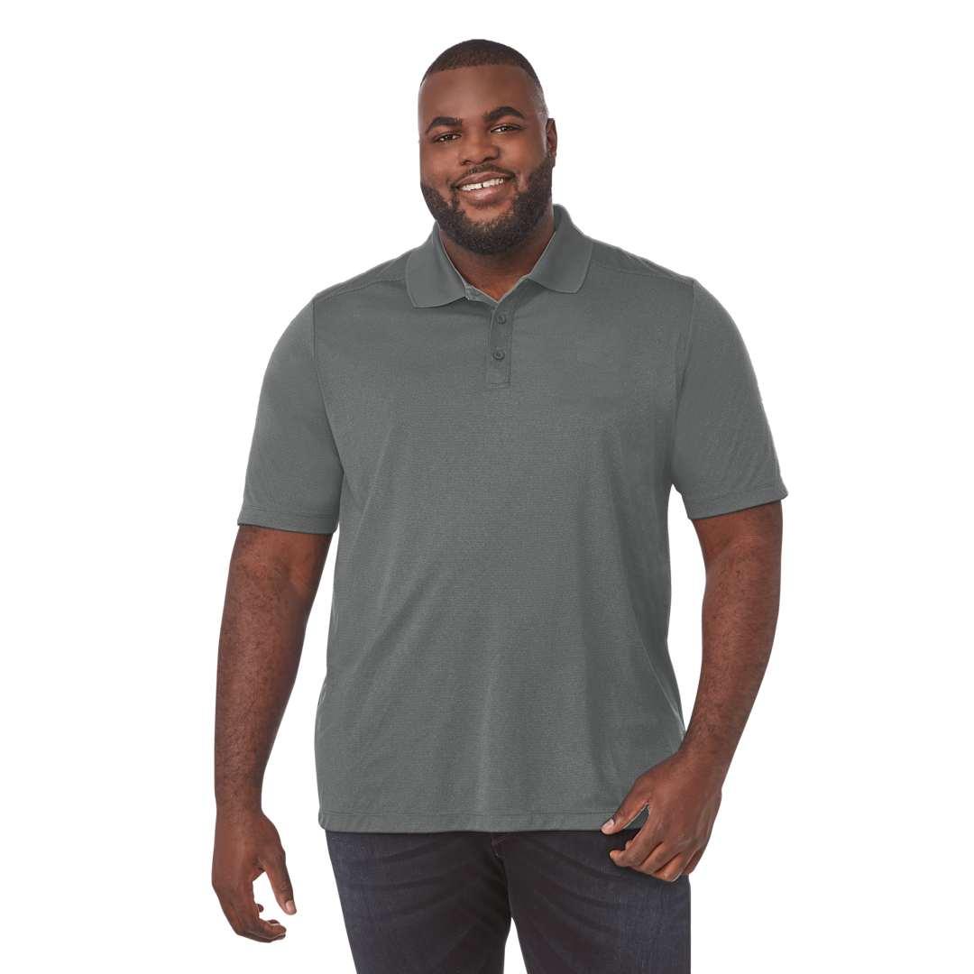 Mens dade short sleeve polo tall Red miniatura 3
