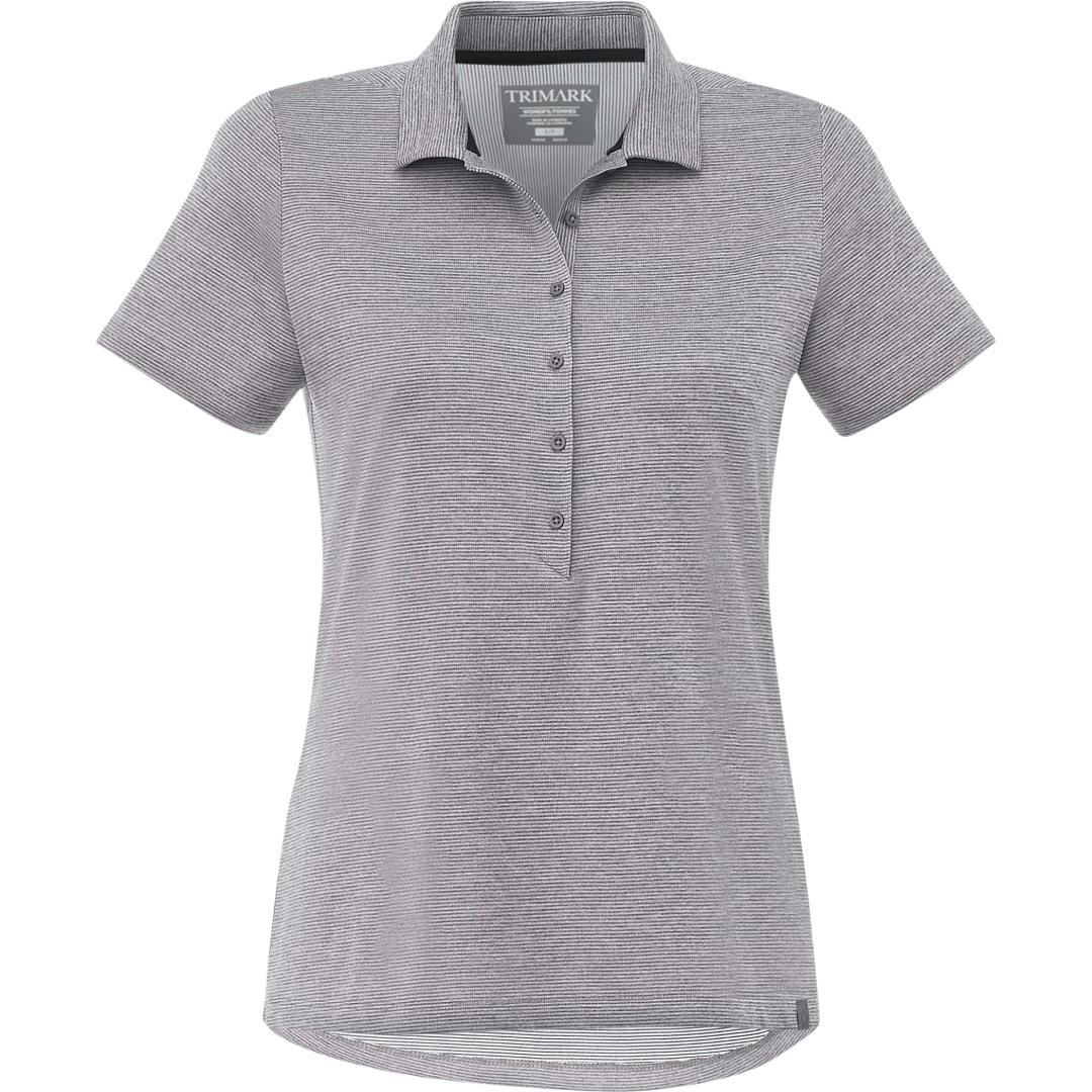 Womens dege eco ss polo Blue miniatura 9