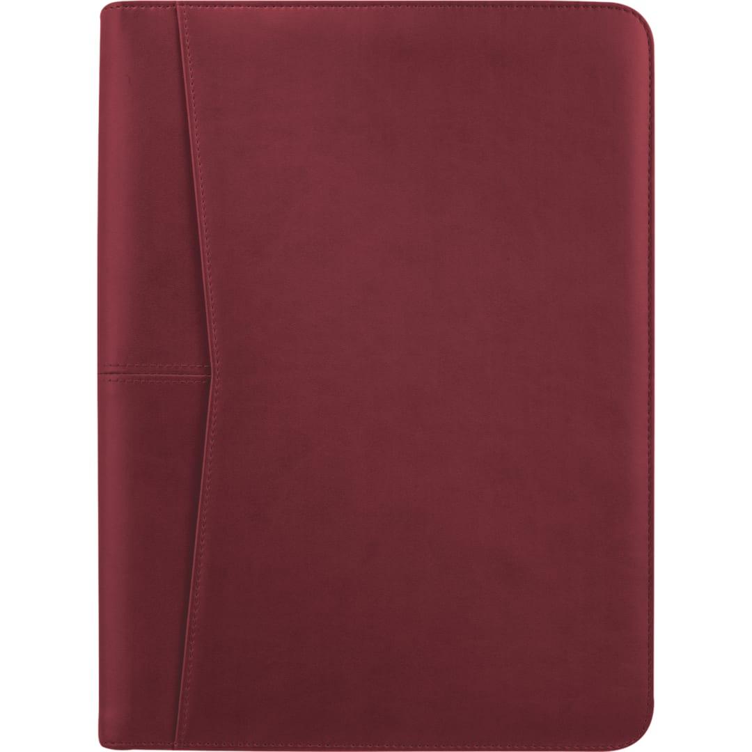 Fsc® mix pedova™ recycled zippered padfolio Red miniatura 16