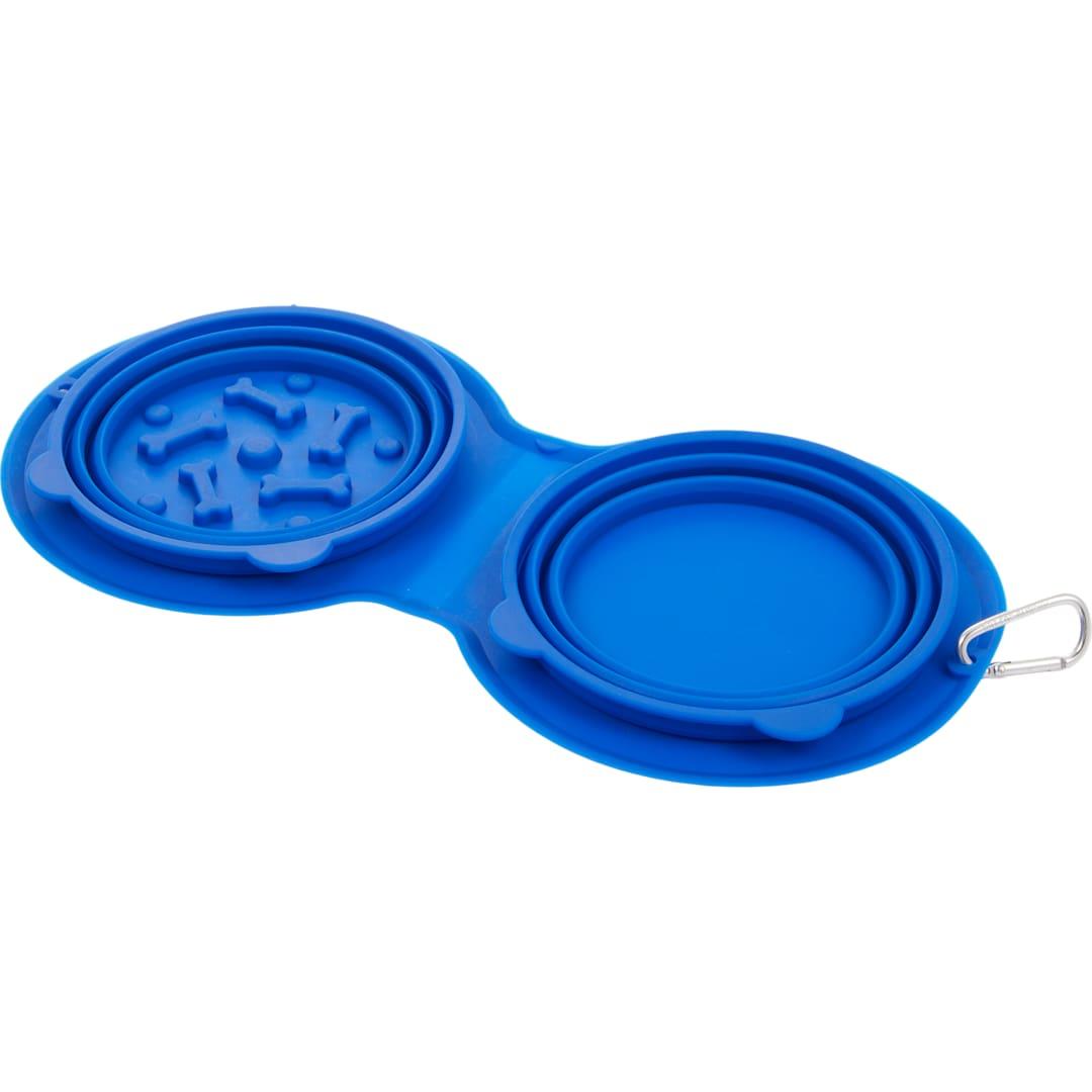 Chowtime dual collapsible slow feeder Black miniatura 16
