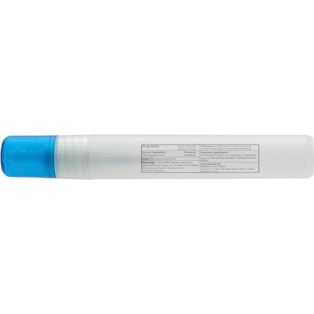 0.27Oz pen sprayer sanitizer with 62% alcohol Clear miniatura 7