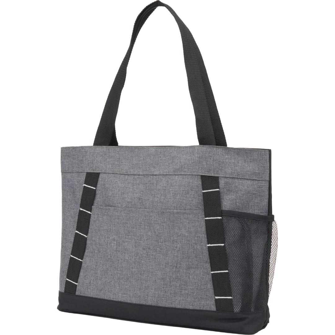 Snap meeting rpet tote Graphite front