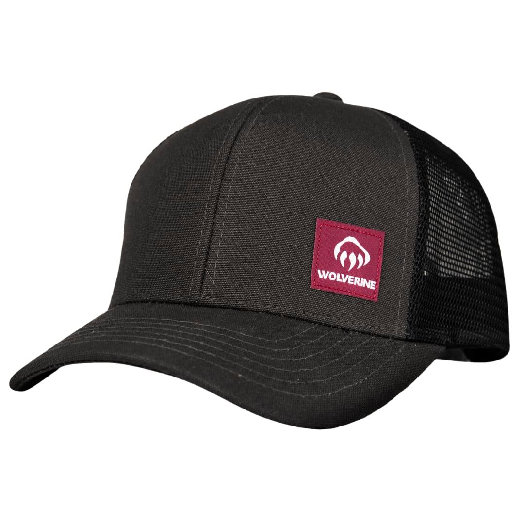 Wolverine red label trucker cap Black front