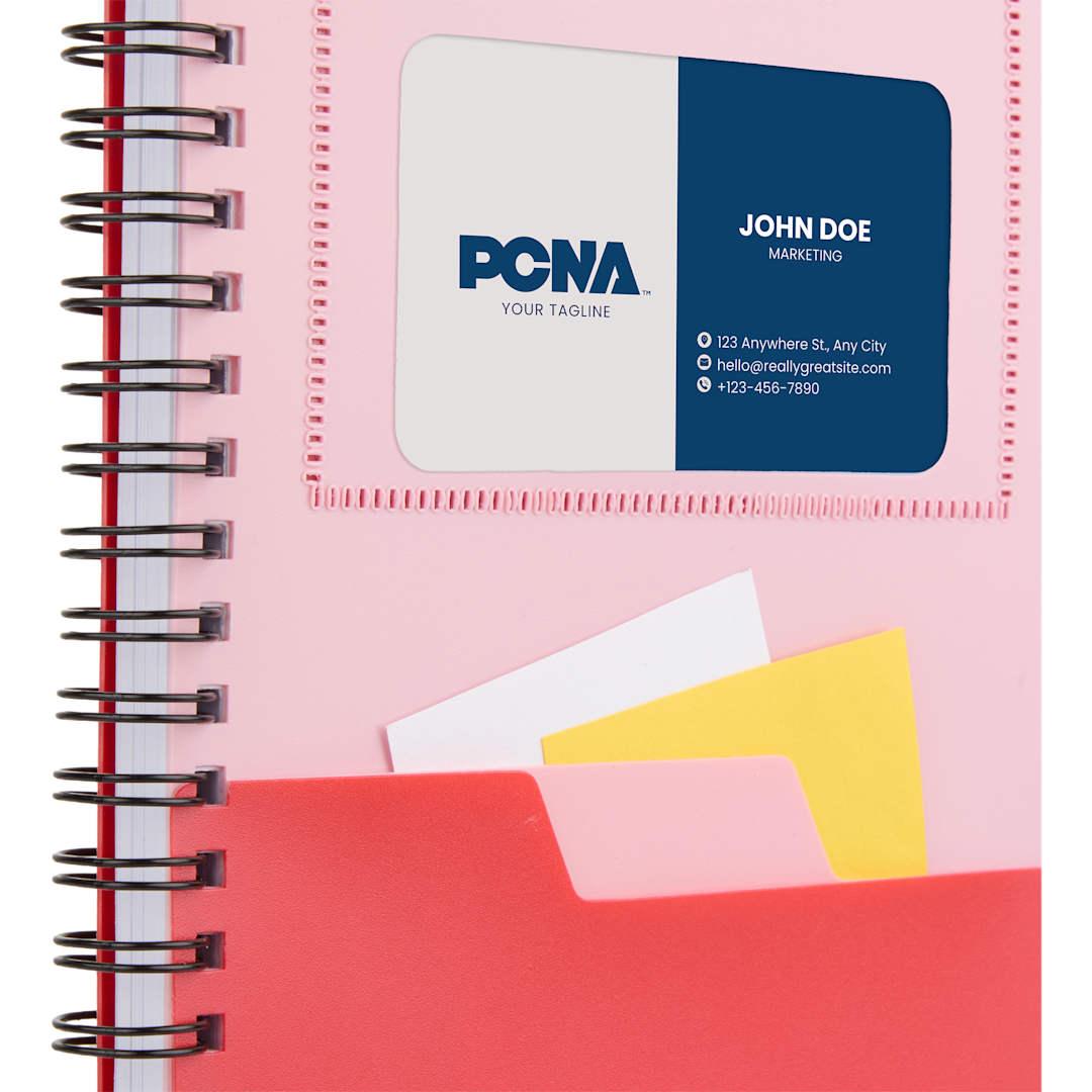 5 X 7 fsc® recycled stash spiral notebook Red miniatura 21