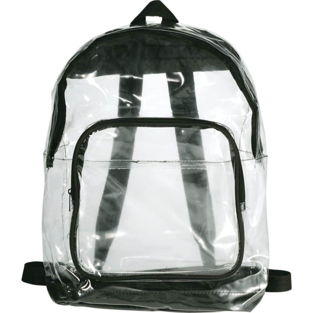 Rally clear backpack Black miniatura 4