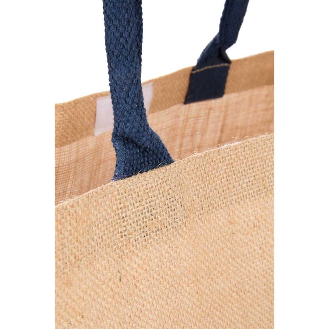 Large jute tote Cream miniatura 12