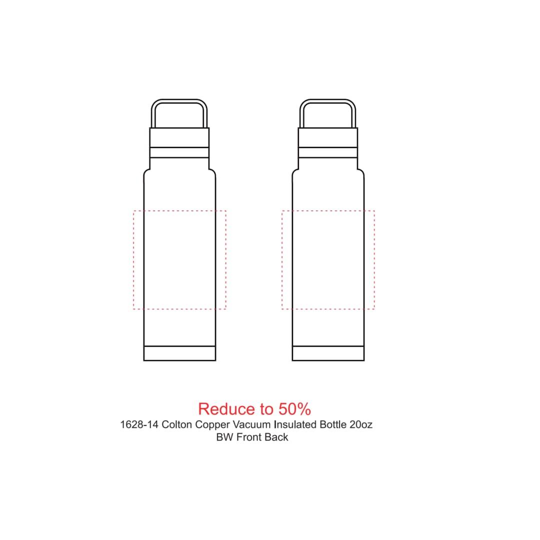 Colton copper vacuum insulated bottle 20oz Black miniatura 3
