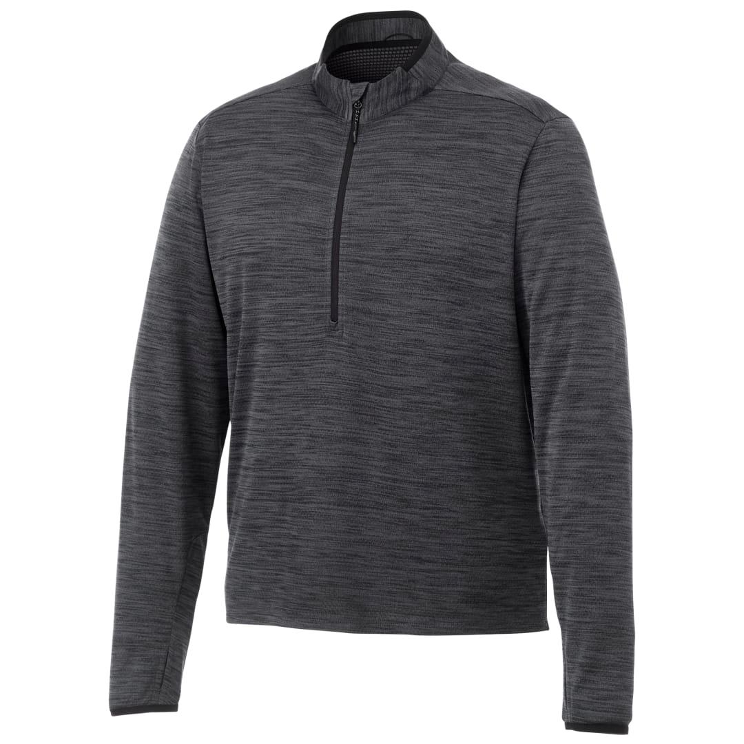 Mens mather knit half zip Dark Gray miniatura 18