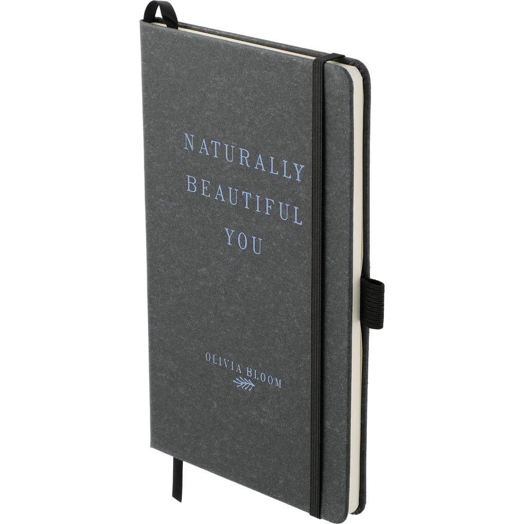 Fsc® mix 5.5 x 8.5 recycled leather bound journa Natural miniatura 4