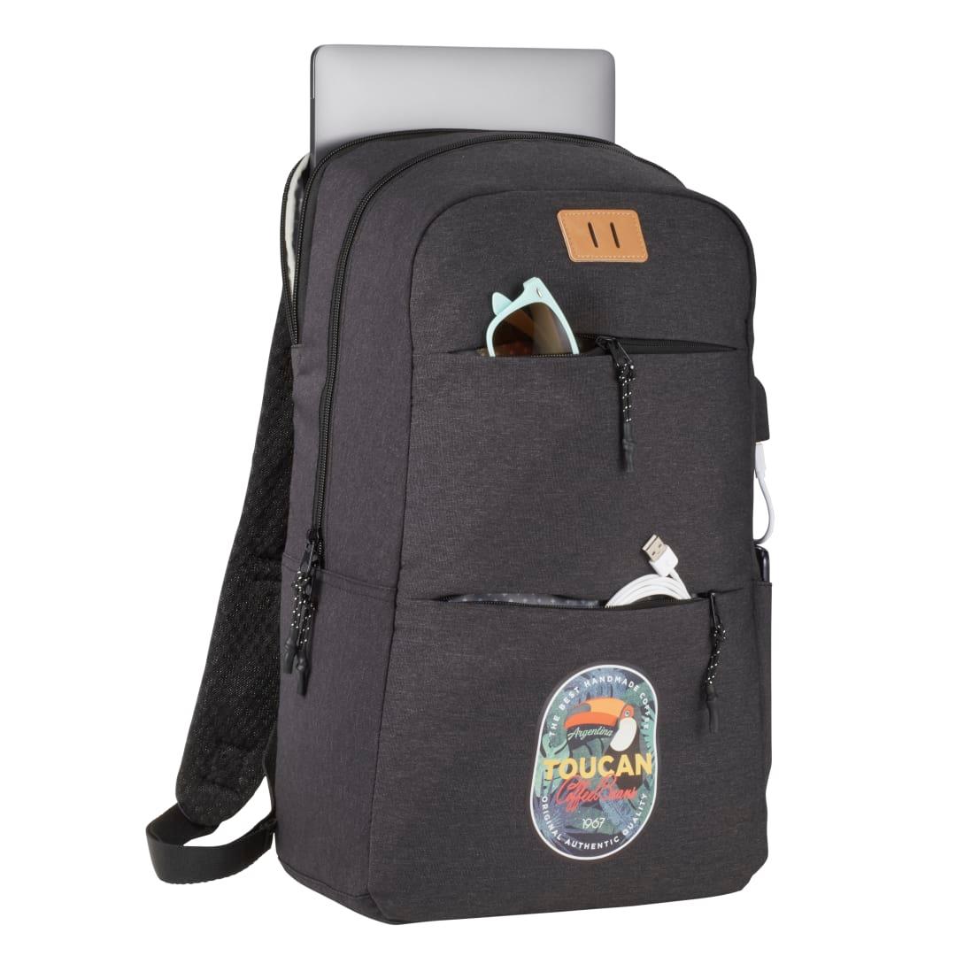 Nbn linden 15 computer backpack Dark Gray miniatura 8