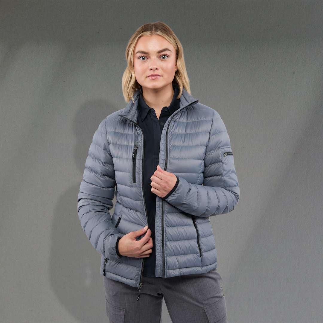 Womens whistler light down jacket Black miniatura 13