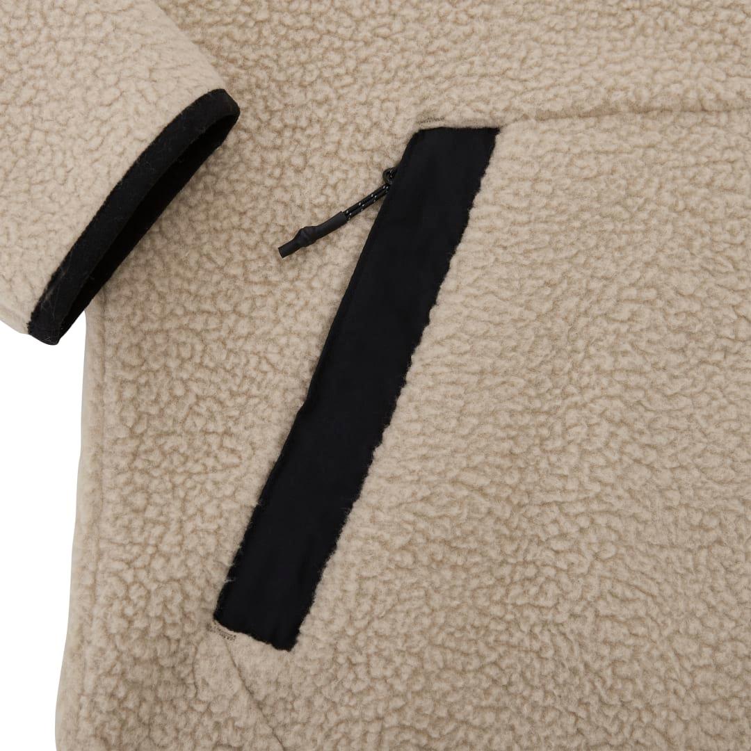 Womens kahuzi eco full zip sherpa Khaki miniatura 6