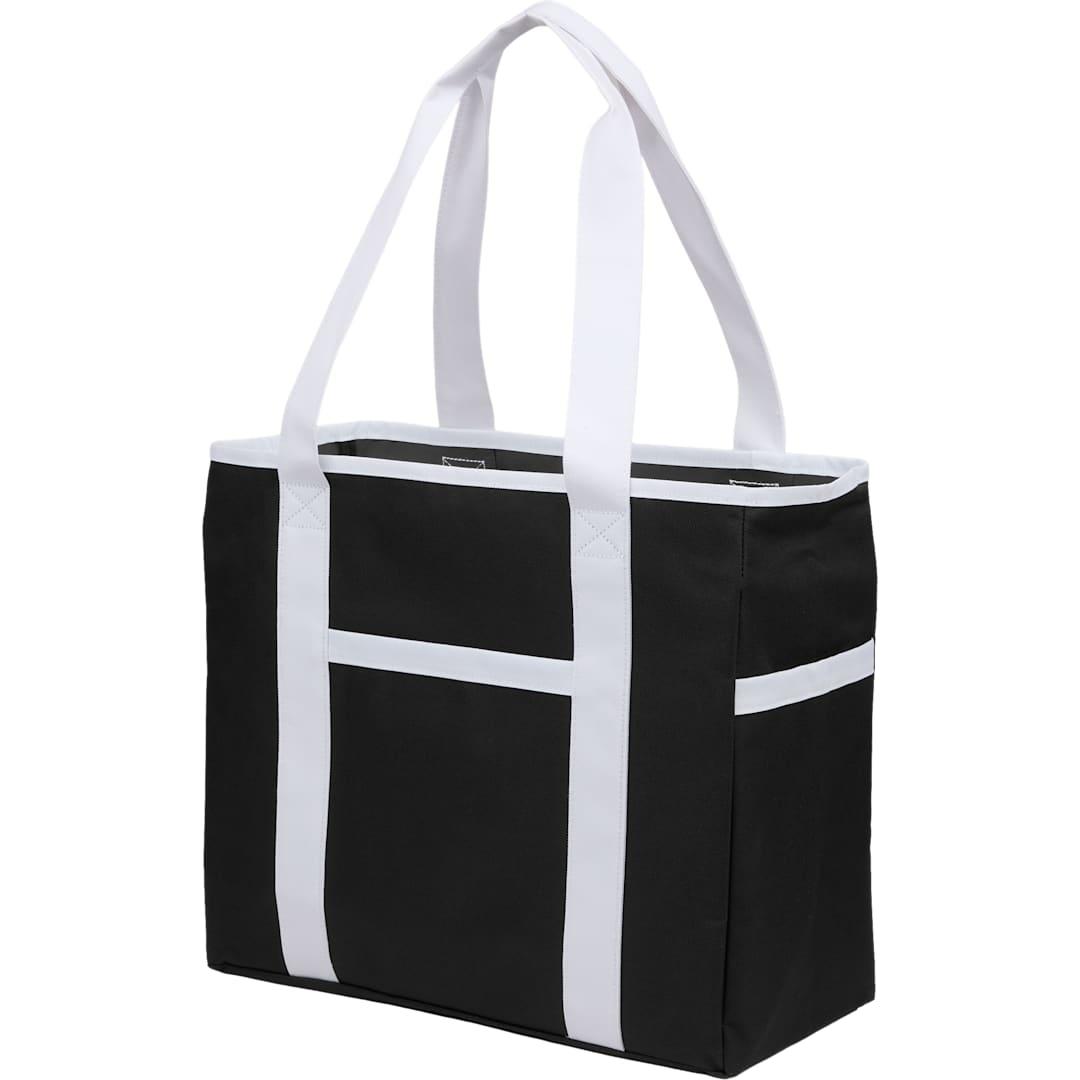 Varsity club tote Black front