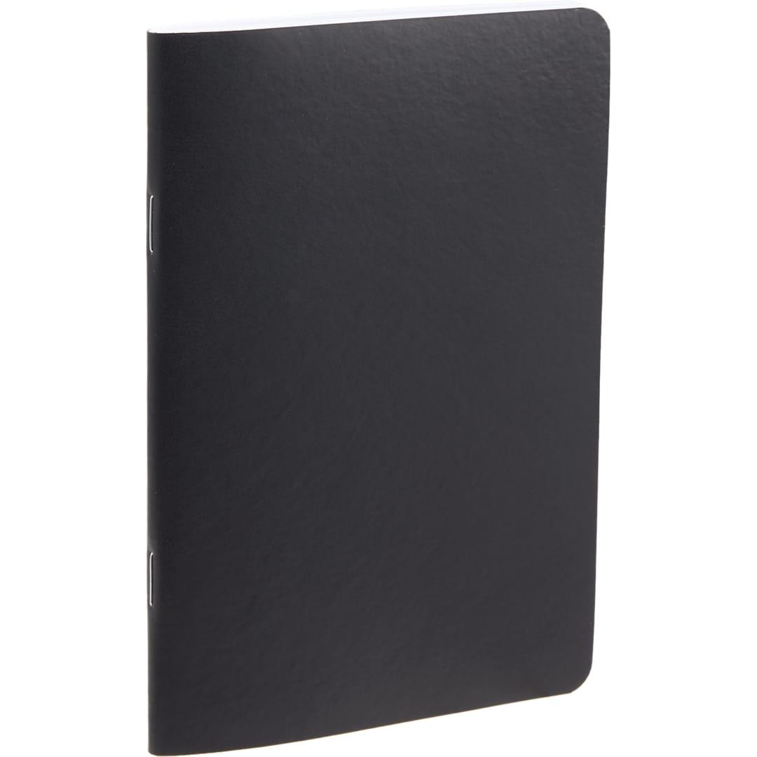 4 X 6 fsc® recycled pocket stapled notebook Black thumbnail 3
