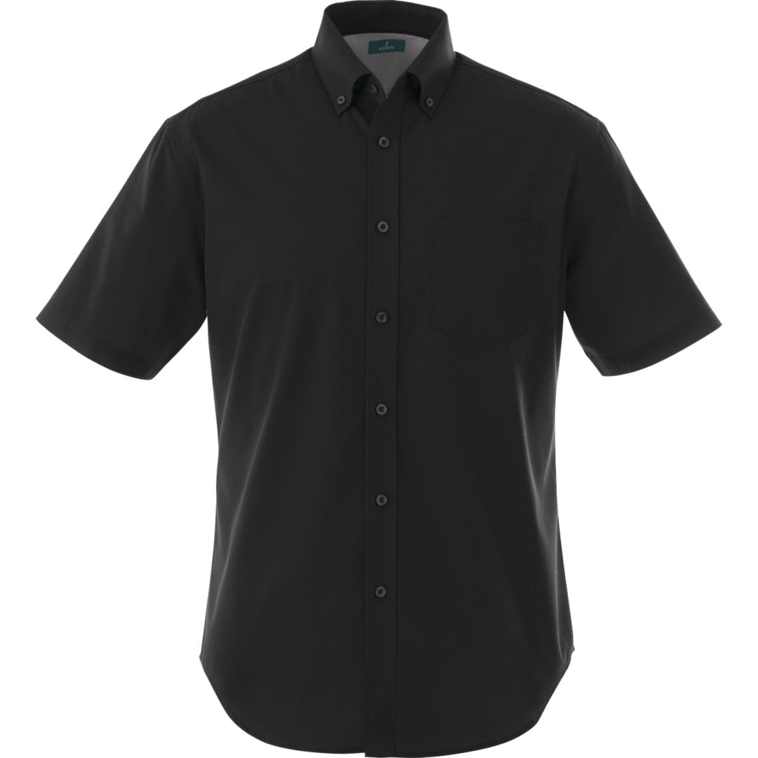 Mens stirling short sleeve shirt tall Black miniatura 9