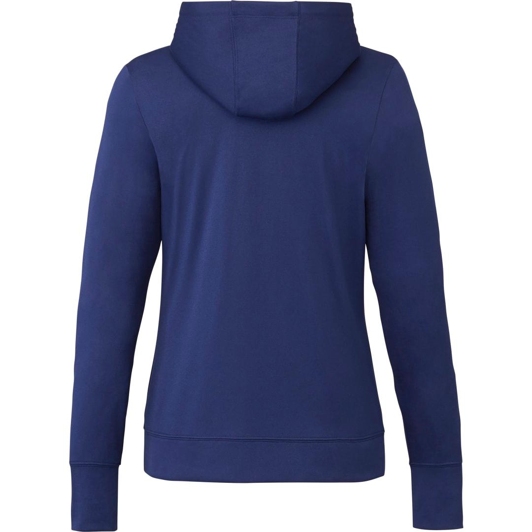 Womens lavar eco knit hoody Navy Blue front