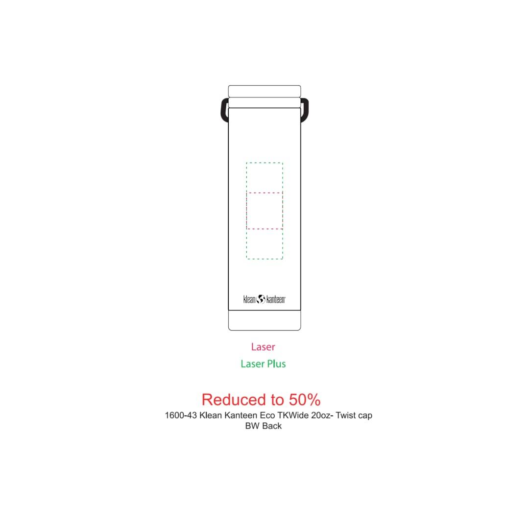 Klean kanteen eco tkwide 20oz- twist cap Black miniatura 16