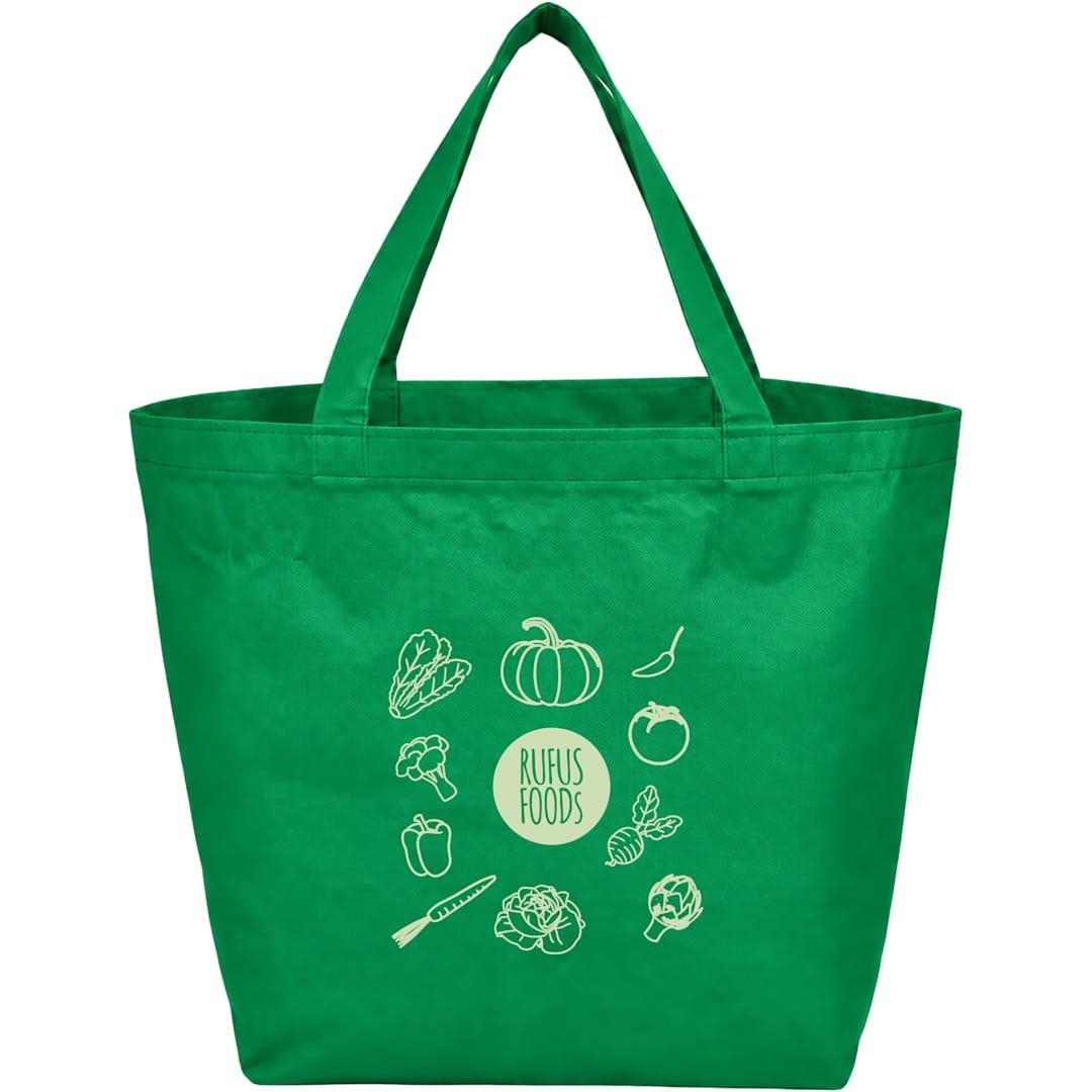 Yaya 100% recycled budget non woven shopper tote Black miniatura 19