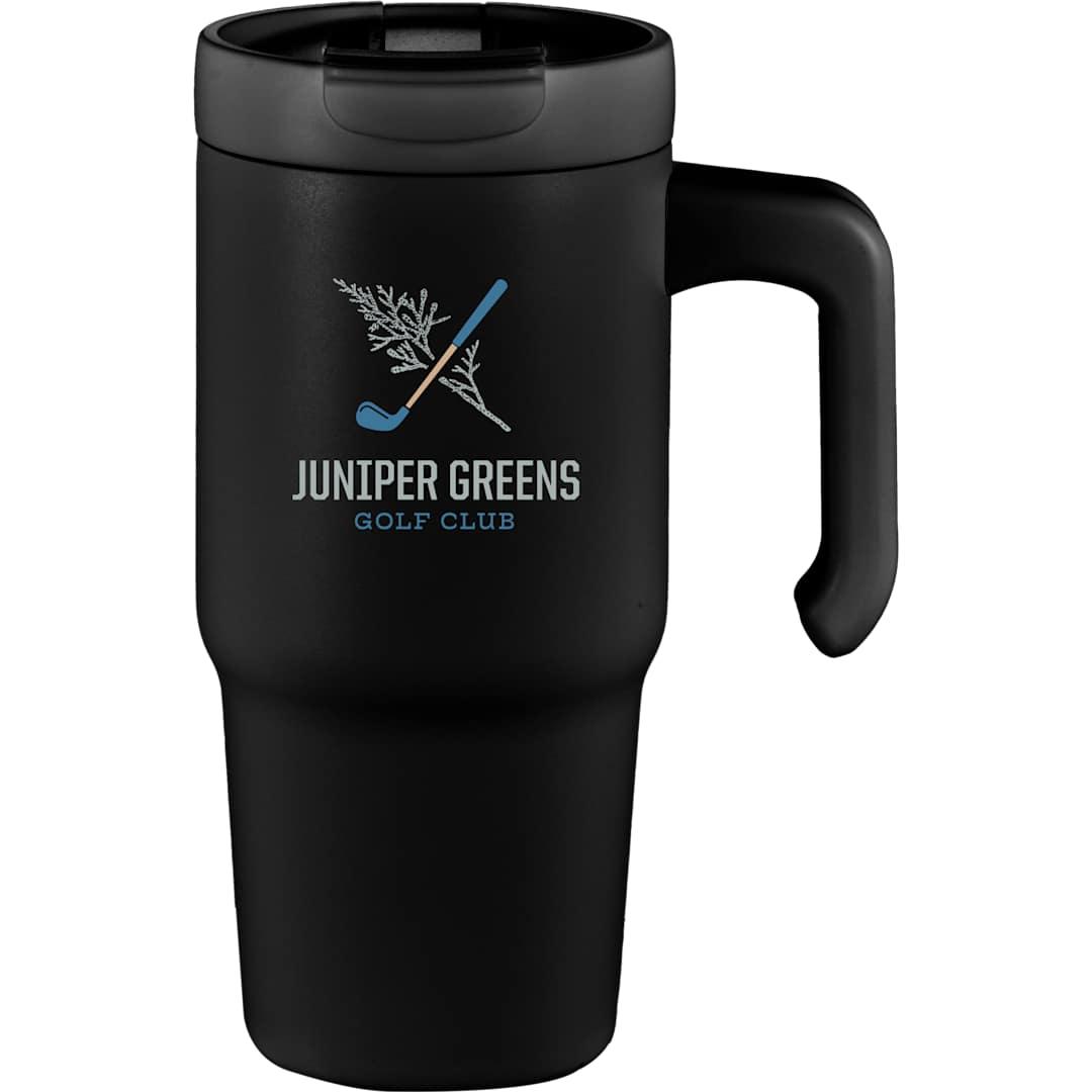 Peak recycled insulated sip or swig mug 24oz Black miniatura 4