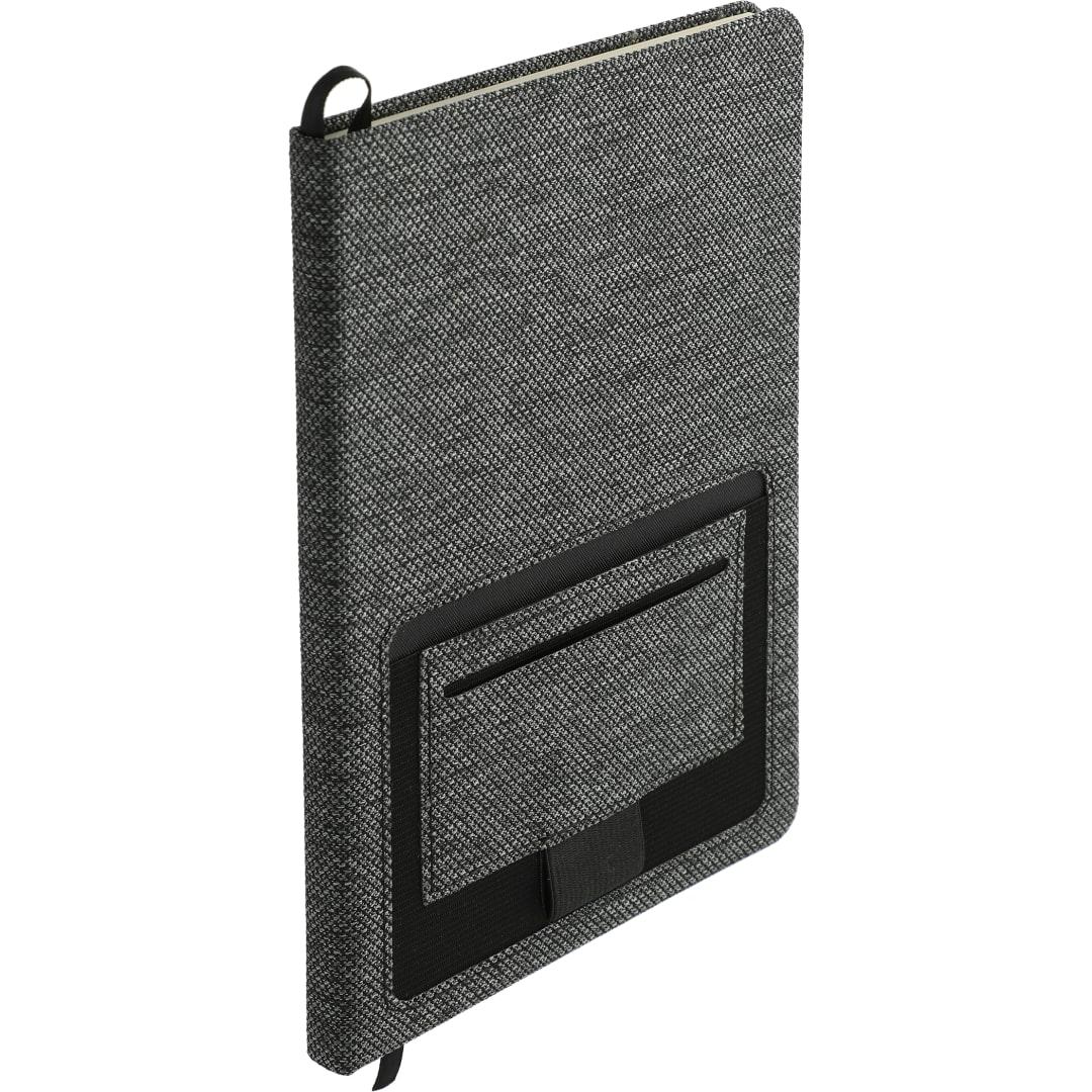 Fsc® mix 5.5 x 8.5 vila rpet bound notebook Dark Gray miniatura 5