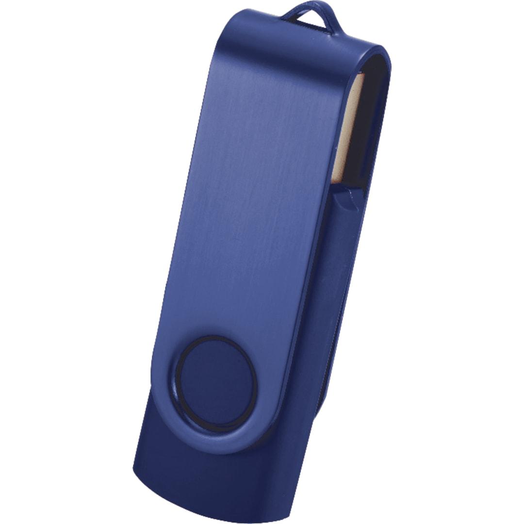 Rotate 2tone flash drive 8gb Blue miniatura 9