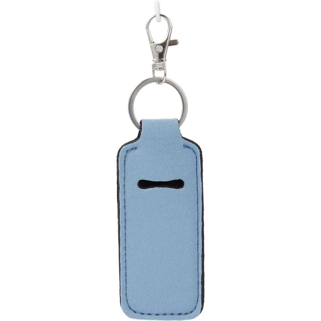 Bottle charm w/ neoprene chapstick holder Black miniatura 24