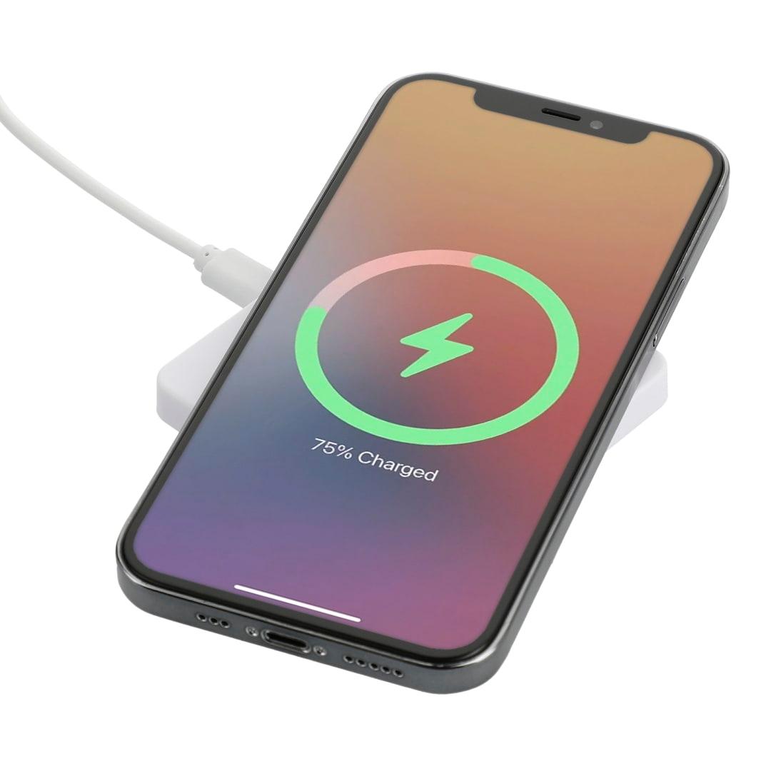 Square wireless charging pad Black miniatura 10