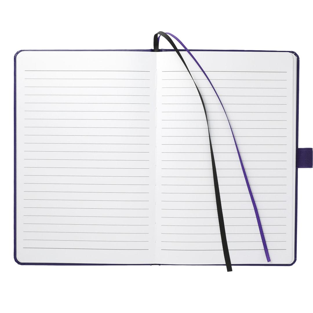 Fsc® mix 5.5 x 8.5 bound journal Black miniatura 30