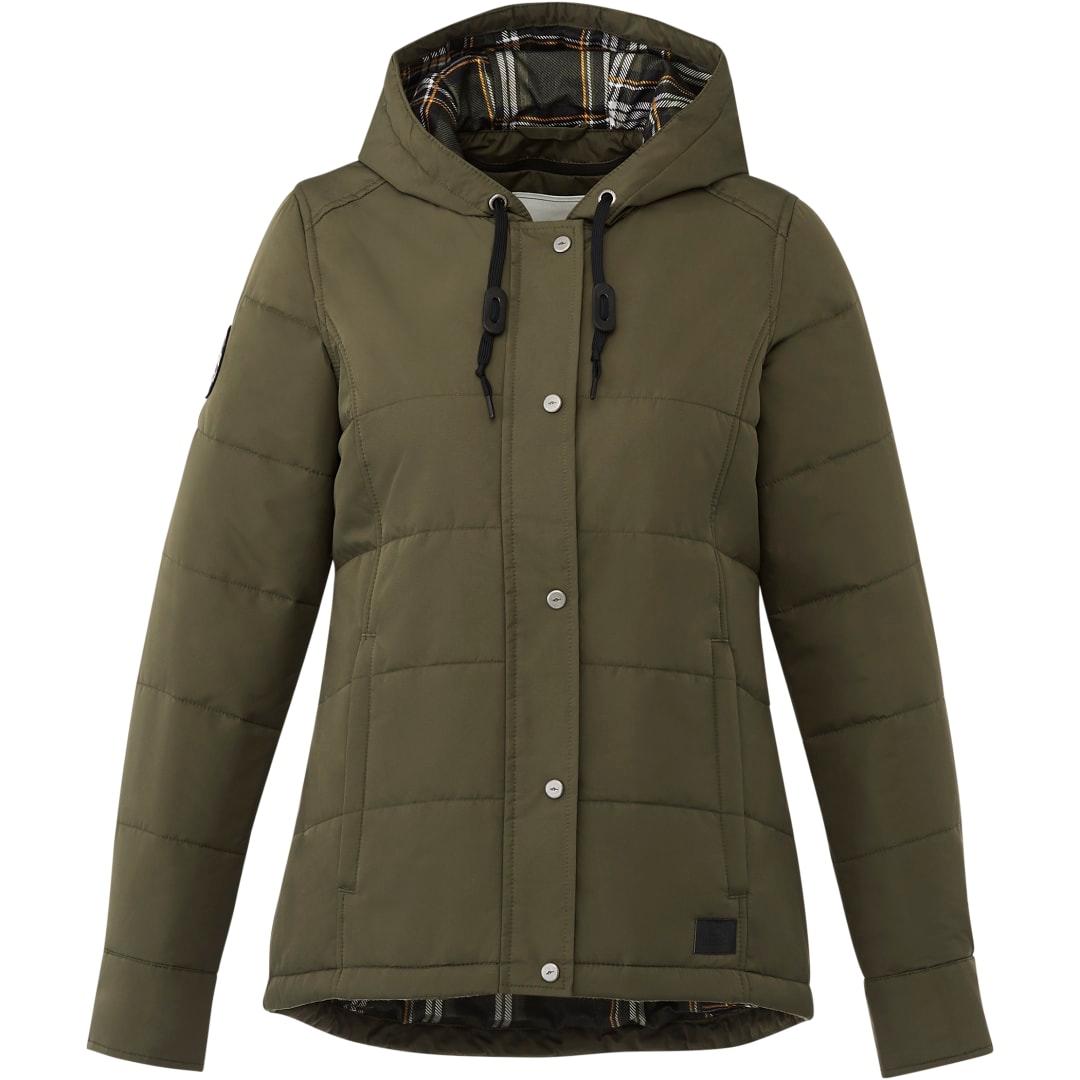 Womens gravenhurst roots73 jacket Dark Green front