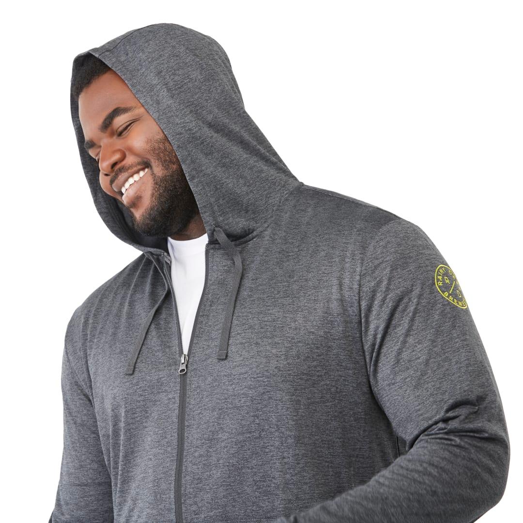Mens lavar eco knit full zip hoody Navy Blue miniatura 13