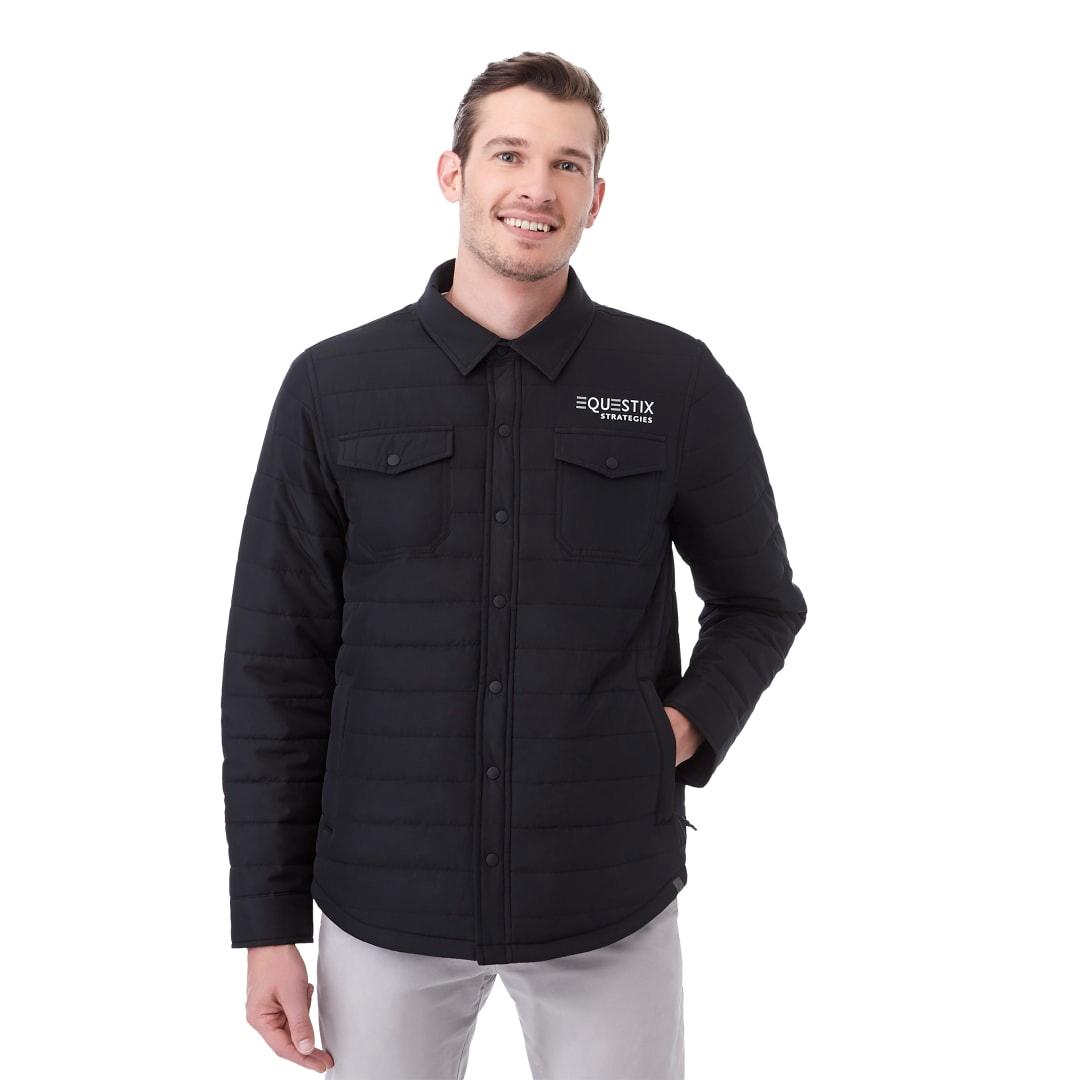 Mens porter eco insulated shacket Navy Blue miniatura 18
