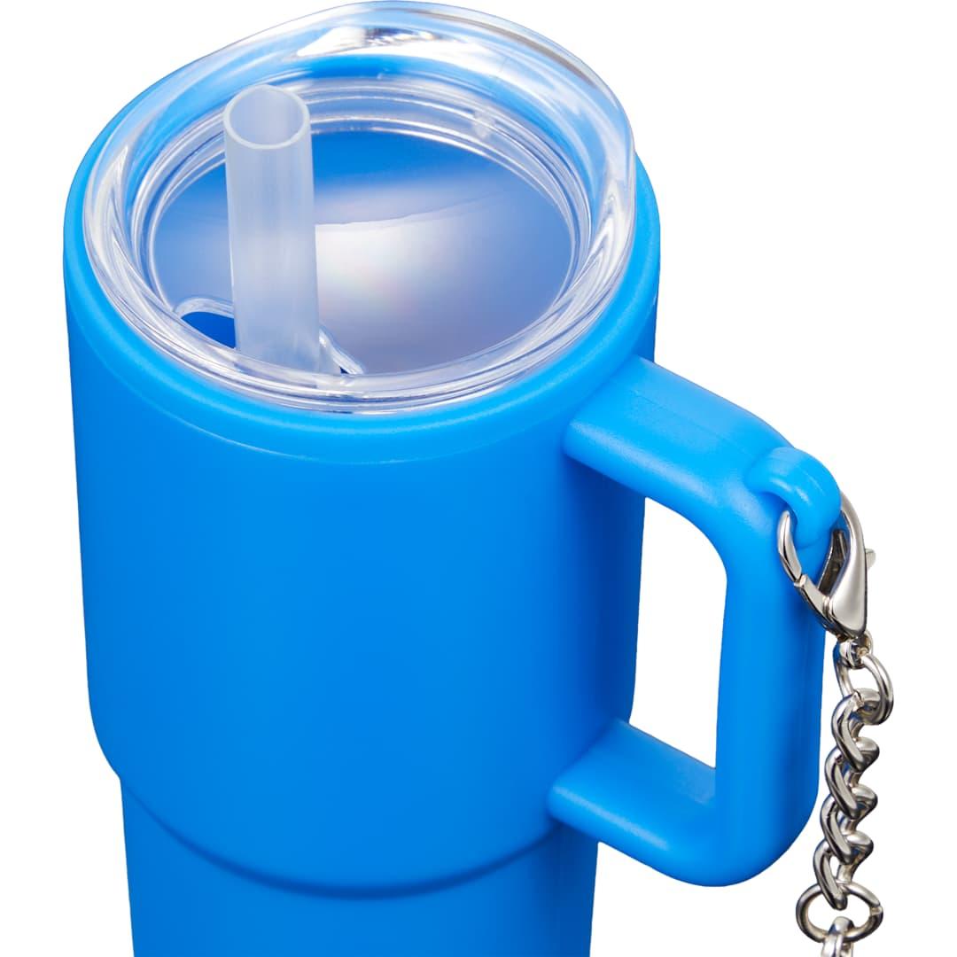 Shot glass tumbler w/ keychain 4oz Black miniatura 13