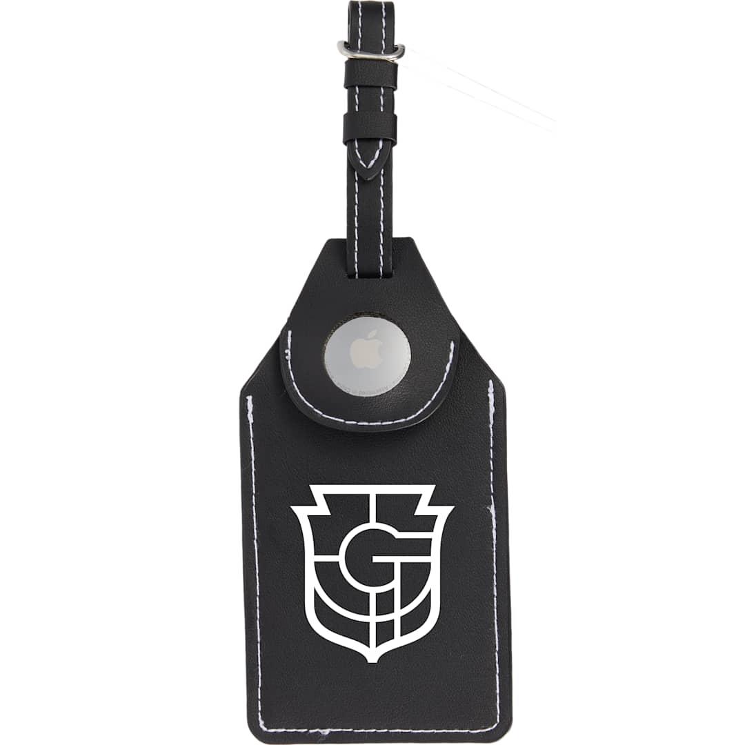 Wander & roam luggage tag w/ air tag holder Black miniatura 8