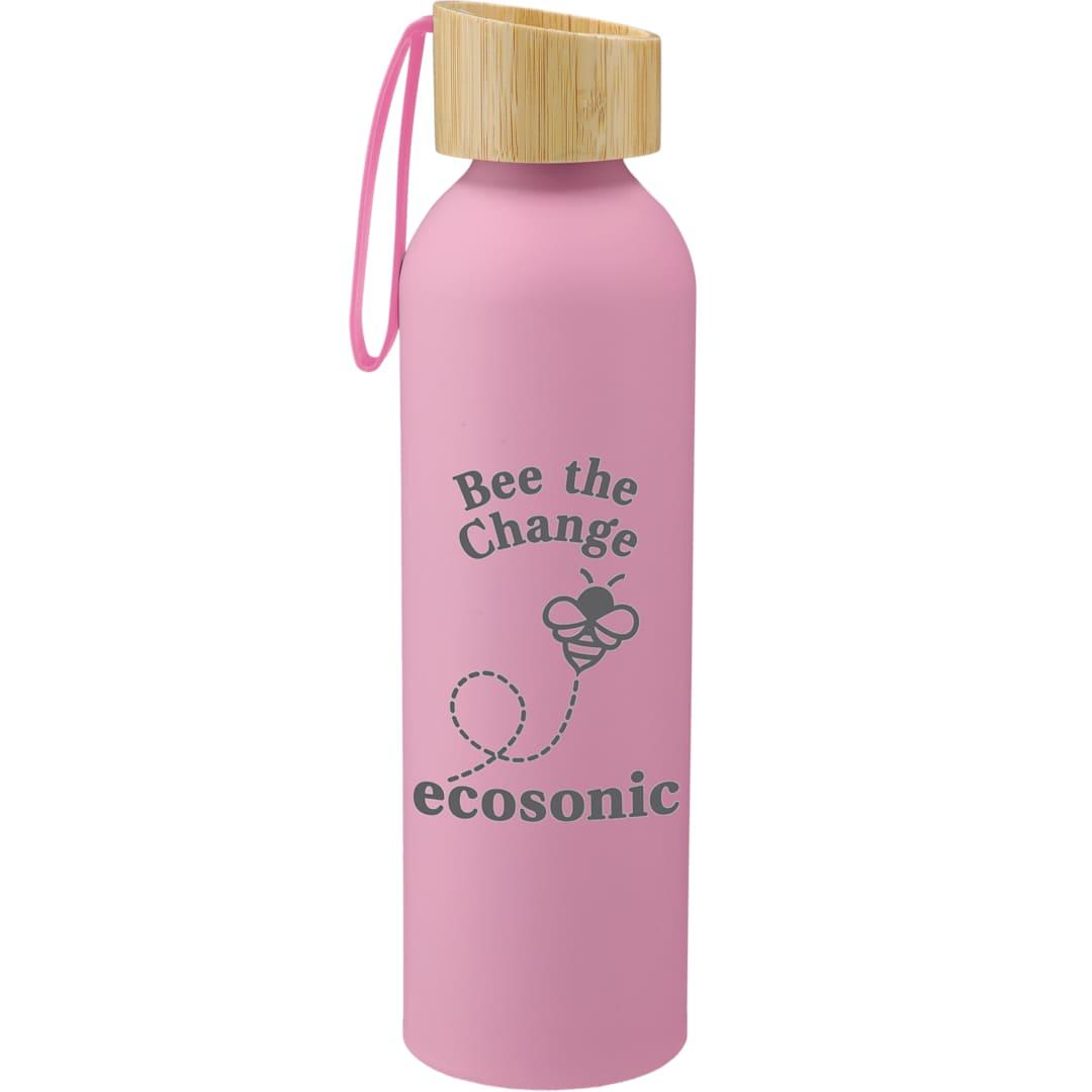 Ryze aluminum bottle 22 oz w/ fsc® 100% bamboo lid White miniatura 9