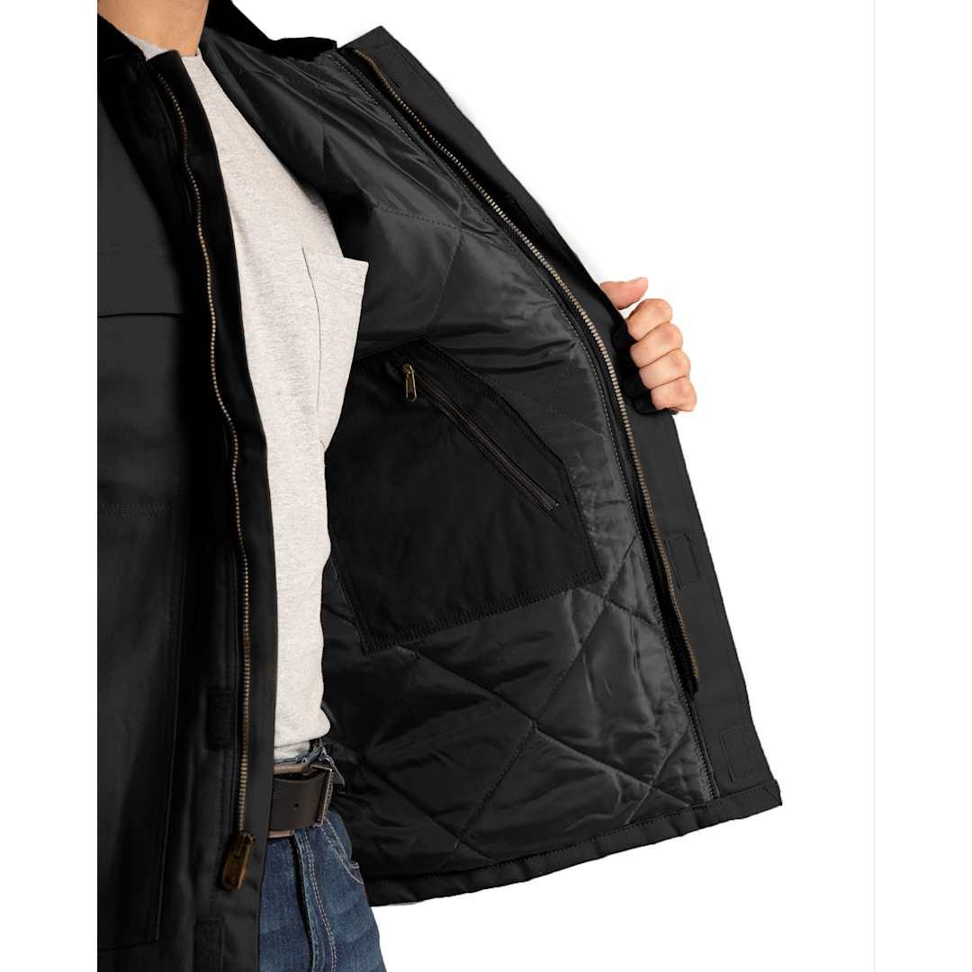 Berne heritage duck chore coat Black miniatura 10