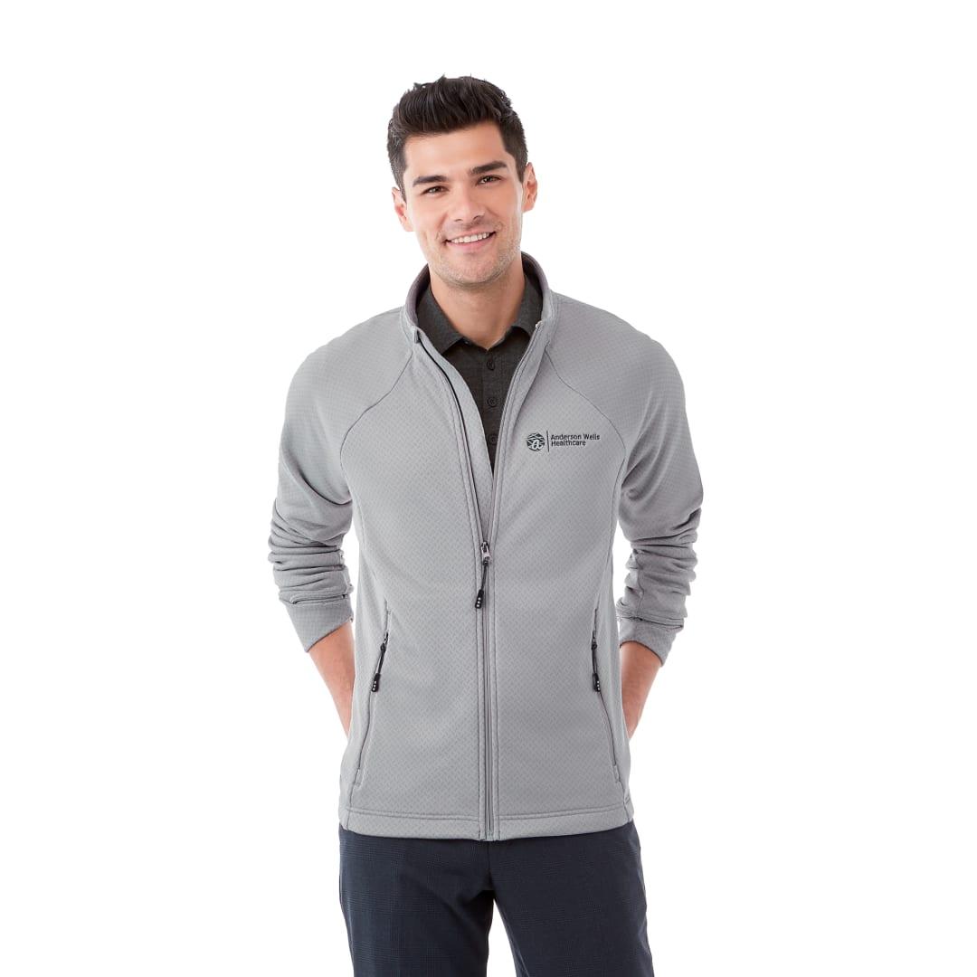 Mens kirkwood knit jacket Red front
